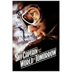Sky Captain And The World of Tomorrow Movie Poster Classic Art Deco 3 Canvas Poster Wall Art Decor Print Picture Paintings for Living Room Bedroom Decoration