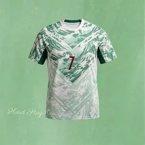 2025 Away Short Sleeve 7# Soccer Jersey Football Jersey Quick Drying