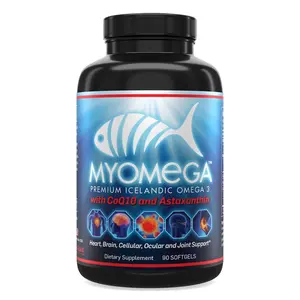 MYOGENIX MYOMEGA - Premium Icelandic Omega-3 Fish Oil + CoQ10 & Astaxanthin