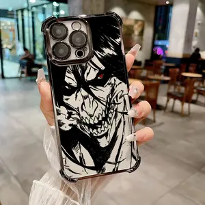 Anime A-Attacks on Titans Cool Phone Case Suitable for iPhone 17 16e 16 15 14 13 12 11 Mini Pro Max Air X XR XSMAX 8 7 Plus Anti Fall Transparent Soft Back Cover