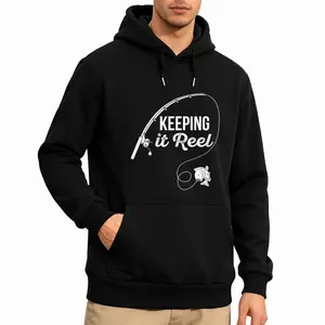 Funny Fishing Pole Hoodie with Long Sleeves – The Ultimate Joke Gift for Fishermen