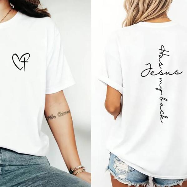 Comfort Colors Jesus Has My Back T-shirt, Christian Shirt, Religious, Church Tee Comfort Colors Jesus Has My Back T-shirt, Christian Shirt, Religious, Church Tee