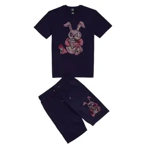 Genuine Bunny Short Set (Navy)
