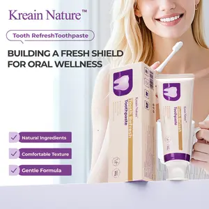 Kreain Nature [creator] Tooth Refresh Toothpaste Deep oral cleansing | Long-lasting fragrance | Remove tooth stains and freshen breath