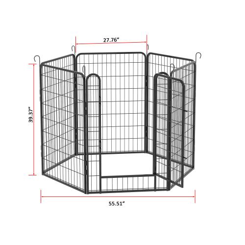 Heavy Duty Dog Playpen | Foldable Metal Pet Fence for Indoor & Outdoor Use | Safe Enclosure for Large/Medium/Small Dogs