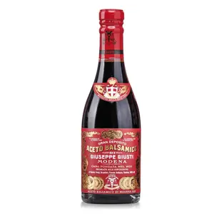 Giusti 3 Gold Medals Aged Balsamic Vinegar of Modena - IGP Certified, Gourmet Food Gift from Italy, Champagnotta