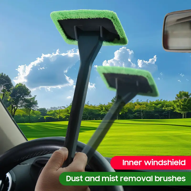 Long Handle Car Windshield Brush,Car windshield cleaning windowwiper brush with brush head , car windshield cleaning tool