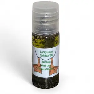 Lucky Duck Spiritual Oil for Fast Luck, Games of Chance, and Good Fortune