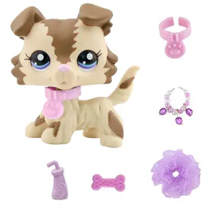 Mini Pet Shop Collie Multi Item Party Gift Pack, Cute Accessories, Collectible Imagination for Lps Collie, Birthday Christmas Halloween Gift
