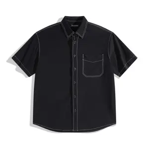 Peacebird Men's Loose Shirt