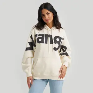 Women's Wrangler Bold Logo Hoodie - White