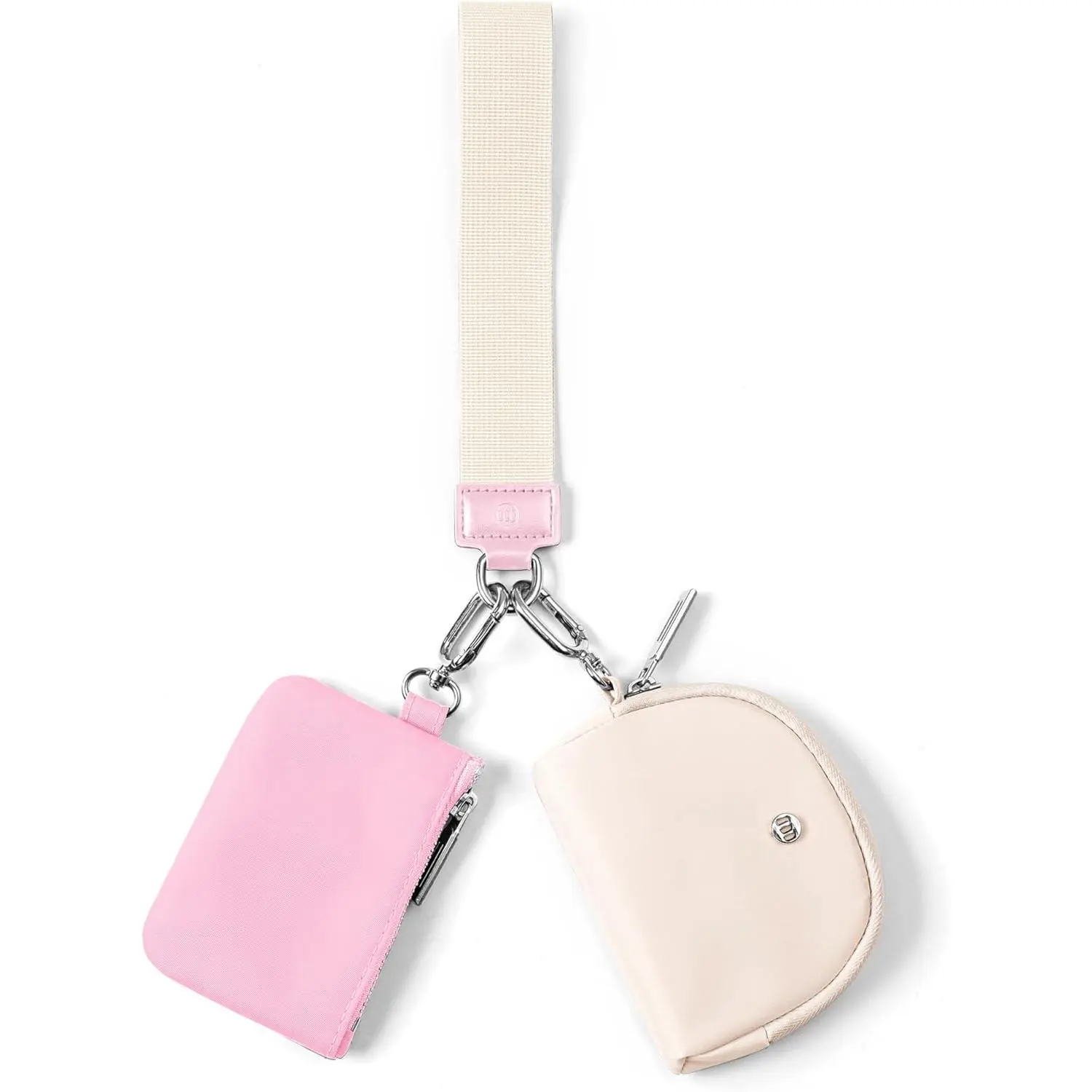 Mum's Memory Mini Zip Around Wristlet Wallets for Women -KeyChain Wallet with Detachable Dual Pouch Wristlet -Key Chain Coin Purse Small Wallets