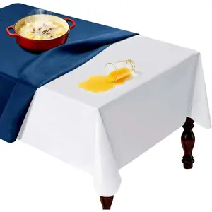 Vinyl Table Protector Pad with Flannel Backing, Heavy-Duty Table Padding for Dining Room Table, , Heat Resistant, Non-Slip Under Tablecloth 72 x 54 inches, Rectangular