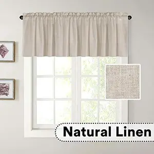 Natural Linen Light Filtering Curtains