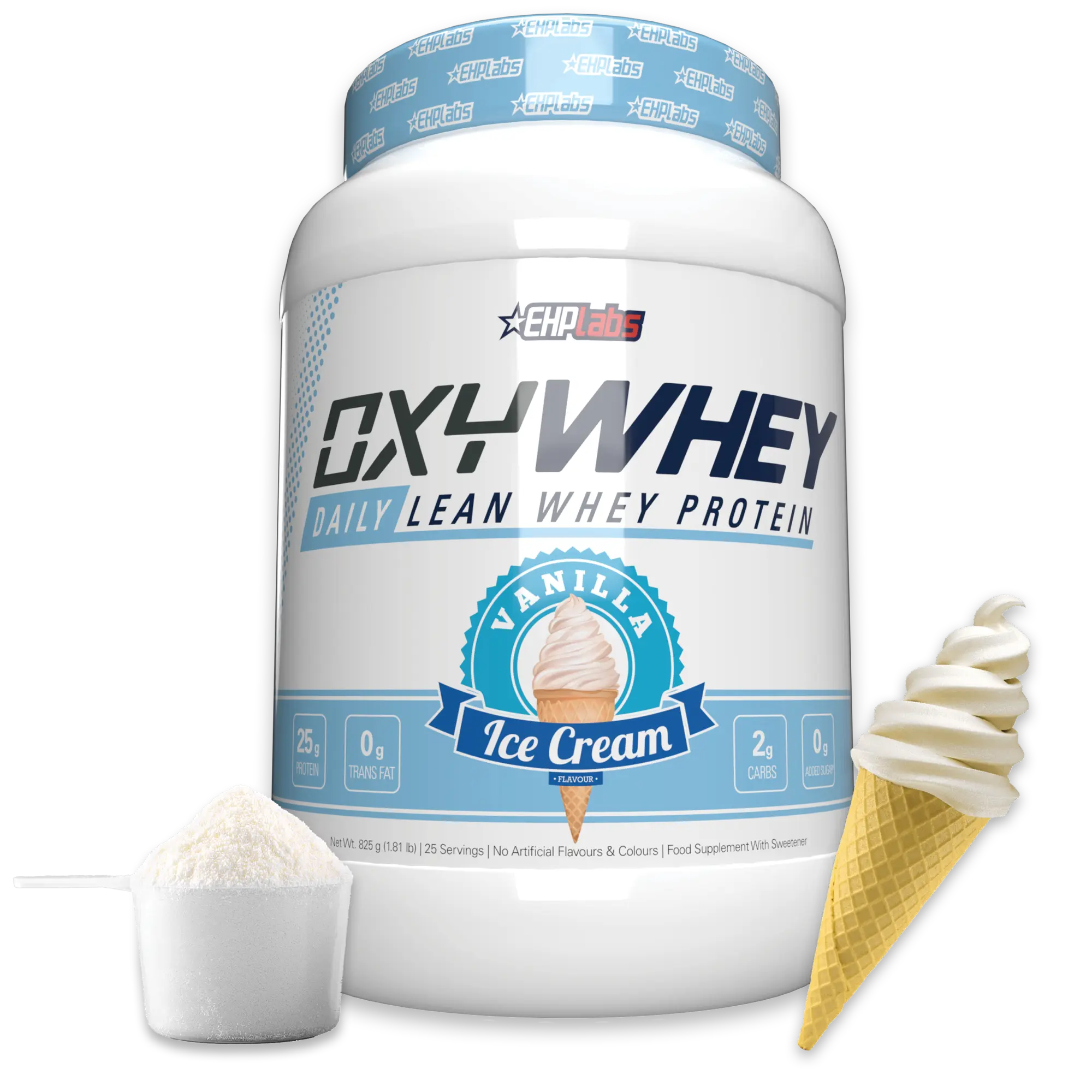 OxyWhey Lean Protein Powder | 25 Serve Whey Isolate Blend | Added Digestive Enzymes | Lean Muscle Support | Smooth Daily Protein Shake, Protein Powders, Powder Protein Supplements
