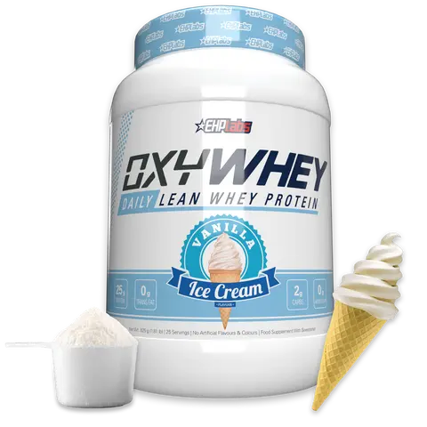 OxyWhey Lean Whey Protein Powder - Muscle Recovery & Lean Muscle Support - 25g Protein per Serve with Digestive Enzymes - Whey Isolate Blend - Post-Workout Shake, 25 Serves