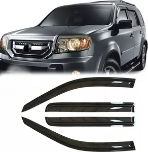 for 2009-2015 Honda Pilot Window Visor/WeatherShield/Rain Visor Car Protector Autos