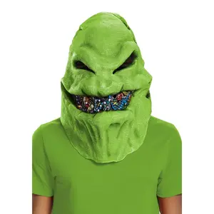 Adult Oogie Boogie Green Vinyl Costume Mask