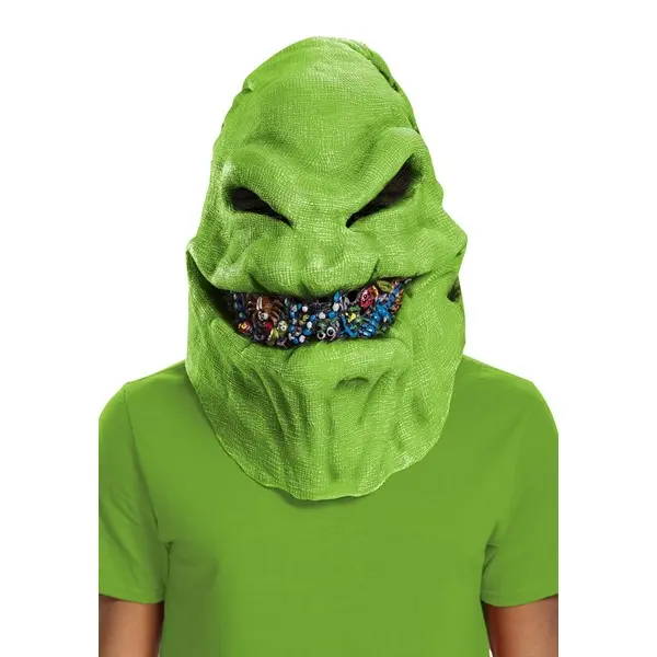 Adult Oogie Boogie Green Vinyl Costume Mask