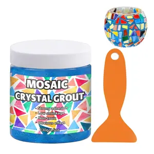 Mosaic  Grout, Mosaics Tile Tools, Mosaic Tile Accessories - Essential for  Grouting and  for DIY Craft Projects (Azure, 4.5oz)