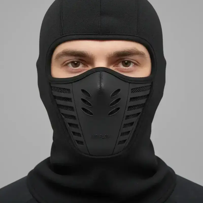 1 Piece Outdoor Cycling Full Balaclava Face Mask, Windproof Warm Face Cover, Winter Outdoor Sports Hat for Ski Mountaineering