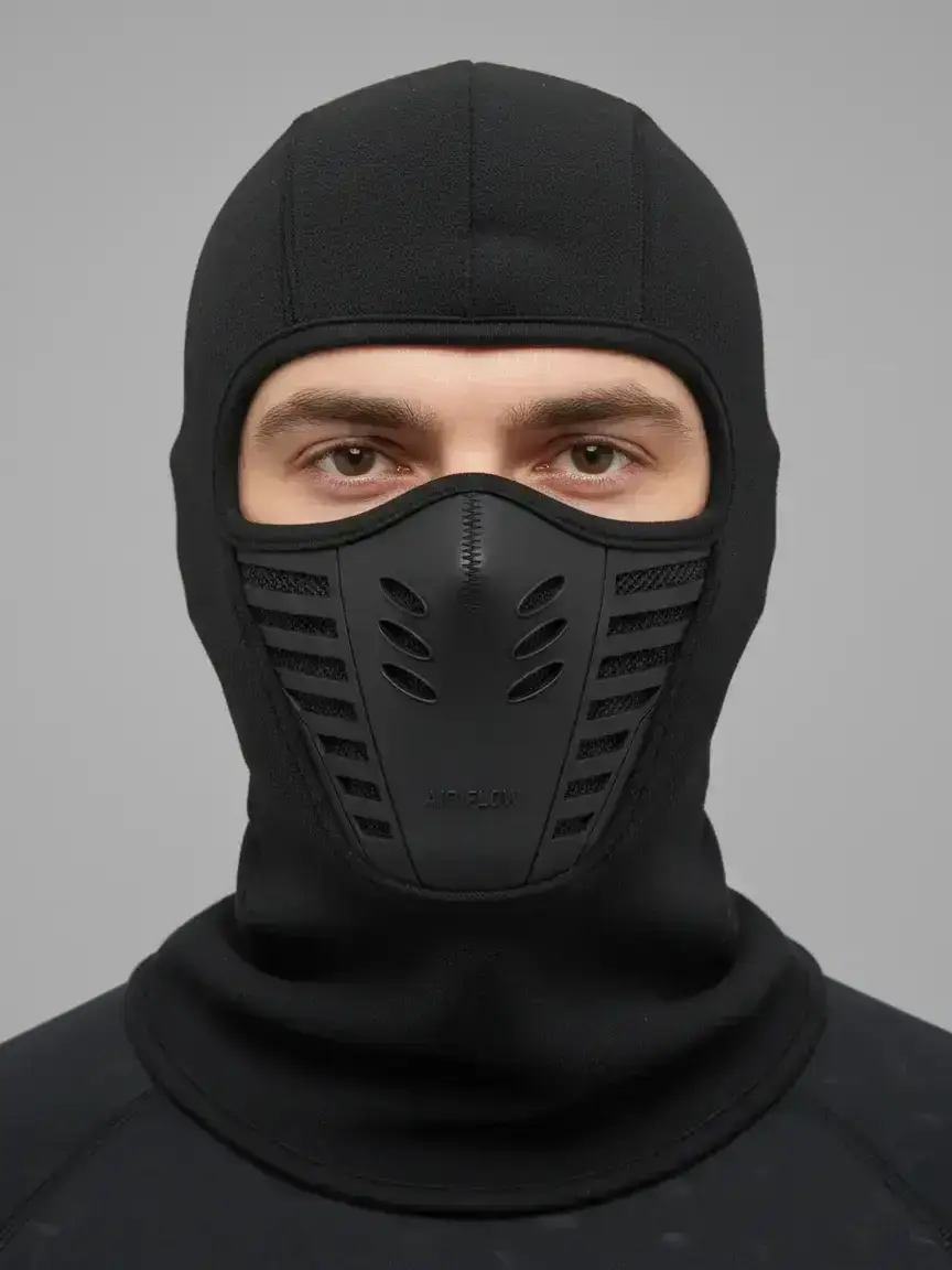 1 Piece Outdoor Cycling Full Balaclava Face Mask, Windproof Warm Face Cover, Winter Outdoor Sports Hat for Ski Mountaineering