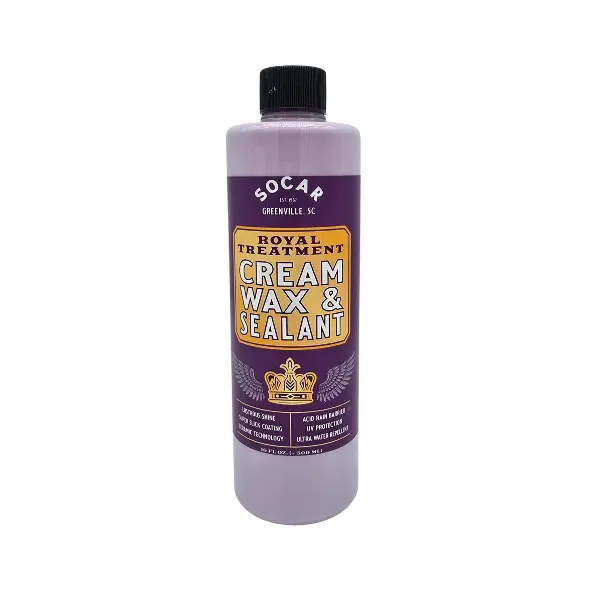SOCAR CHEMICAL Royal Treatment Car Wax Polish - Buffing Wax & Sealant for Automotive Car Washing & Maintenance Car Paint Waxing Car Paint Polishing