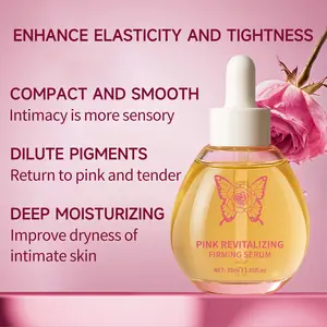 Venrock Pink Revitalizing Firming Serum - 30ml/1.0fl.oz, Natural Extracts for Women’s Intimate Care, Gentle & Effective