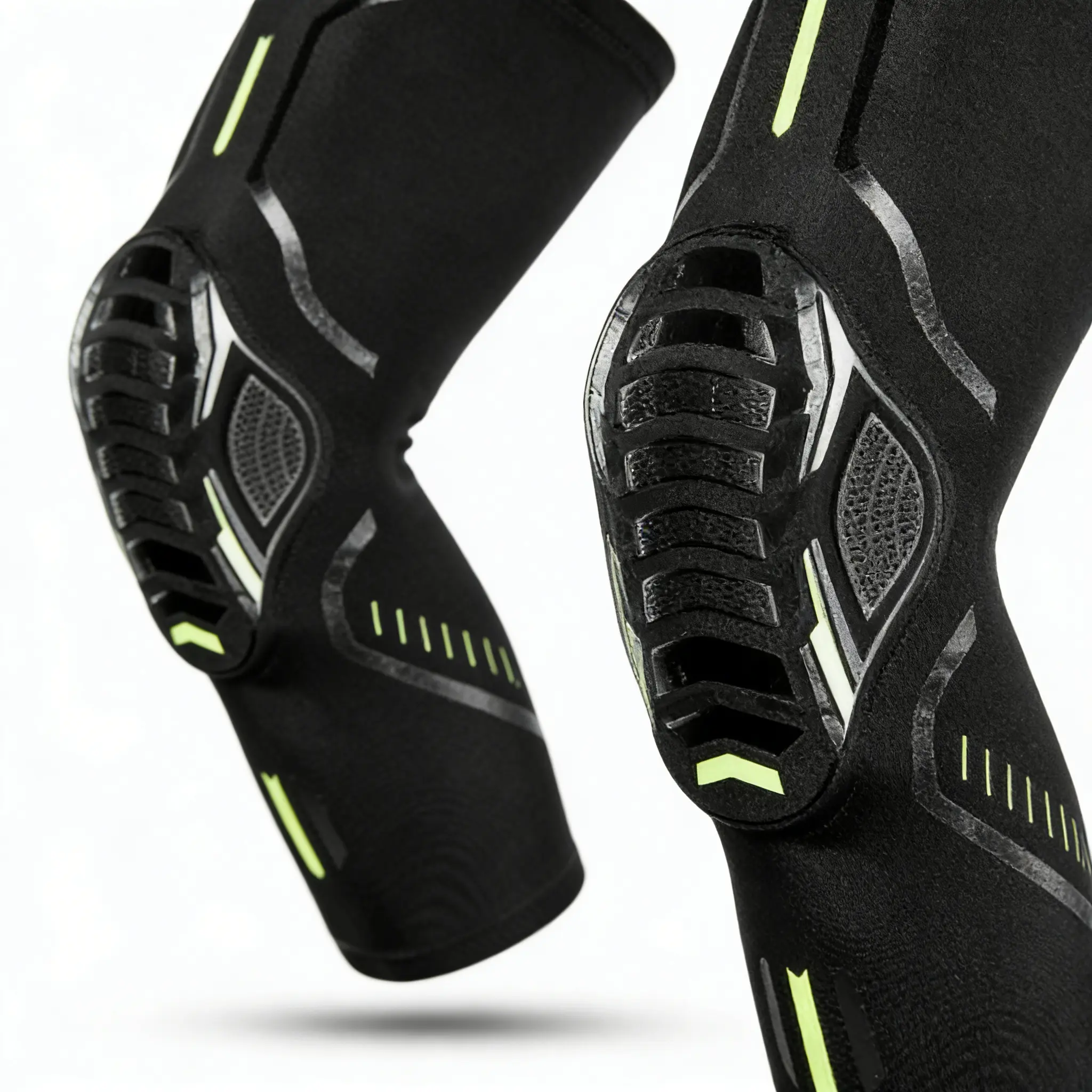 1 Pair Knee Brace Strap Patella Medial Support Strong Meniscus Silicone Compression Protection Sport Kneepads Running Basket