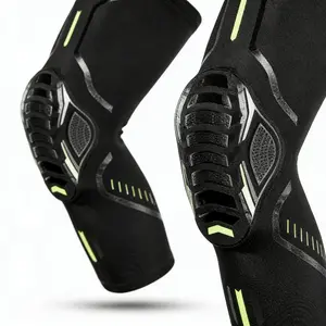 1 Pair Knee Brace Strap Patella Medial Support Strong Meniscus Silicone Compression Protection Sport Kneepads Running Basket