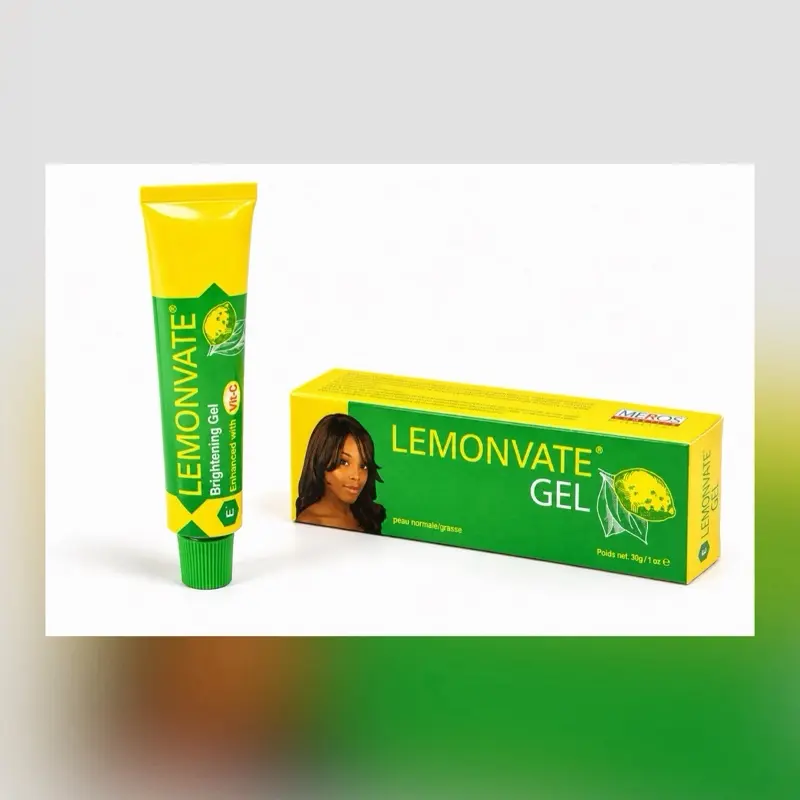 Lemonvate Brightening Gel with Firming Vitamin C for Normal to Dry Skin 50g Enhances Collagen Production & Reduces Dark Spots