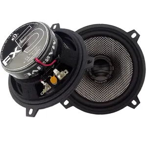 FX5 - 5.25" 2-Way 60 Watts RMS Coaxial Speakers with High-Tec Sonic Performance, Heavy Gauge Steel Basket, and Custom Fiber Glass Cones