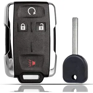 Key Fob Remote Replacement Fits for Chevy Silverado 1500 2500 3500 Colorado GMC Sierra Canyon 2014-2022 FCC ID: M3N-32337100 with Uncut Chevrolet GMC Transponder Ignition Key 46 Chip 315MHz