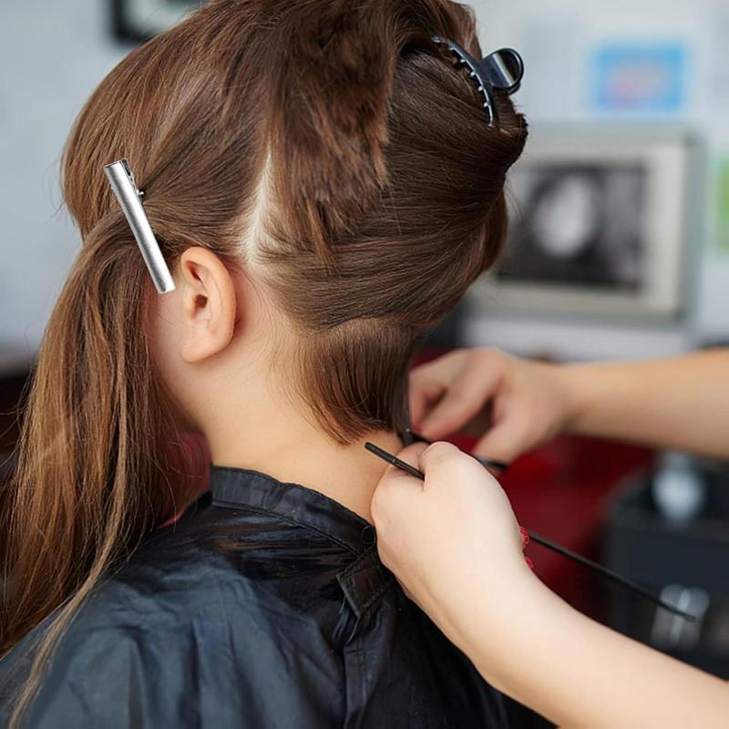 70 Pcs Alligator Hair Clips 3 Sizes 3.9 2.2 1.8 inch Silver Metal Hair Bow Clips for Women DIY Accessories Salon Hair Grip Bows Making Crafts