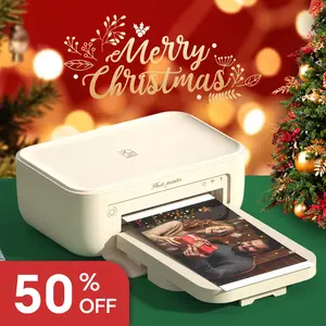 4x6 Photo Printer, Wireless WiFi Portable Printing, Includes 20 Sheets & 1 Ribbon, Compatible with iPhone & Android,GiftedInLove