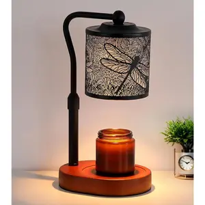 Candle Warmer Lamp with Timer, Dragonfly Wax Melt Warmer with Jar Candles, Ideal Housewarming Birthday Gifts for Women Mom Sister for Bedroom Home Decor