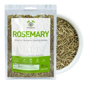 Herbalista Dried Aromatic Rosemary Leaf 4oz (114g) – Whole Aromatic Leaves – Rosmarinus Officinalist - Perfect for Teas or as a Spice – Resealable Bag for Freshness – Authentic Mexican Touch to Your Dishes