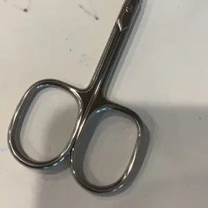 Stainless Steel Straight Beauty Scissors, Multifunctional Nail Tools for Facial Hair, Manicure, Moustache, Eyebrow, Eyelash, Nose, Ear, Cuticle and Dead Skin