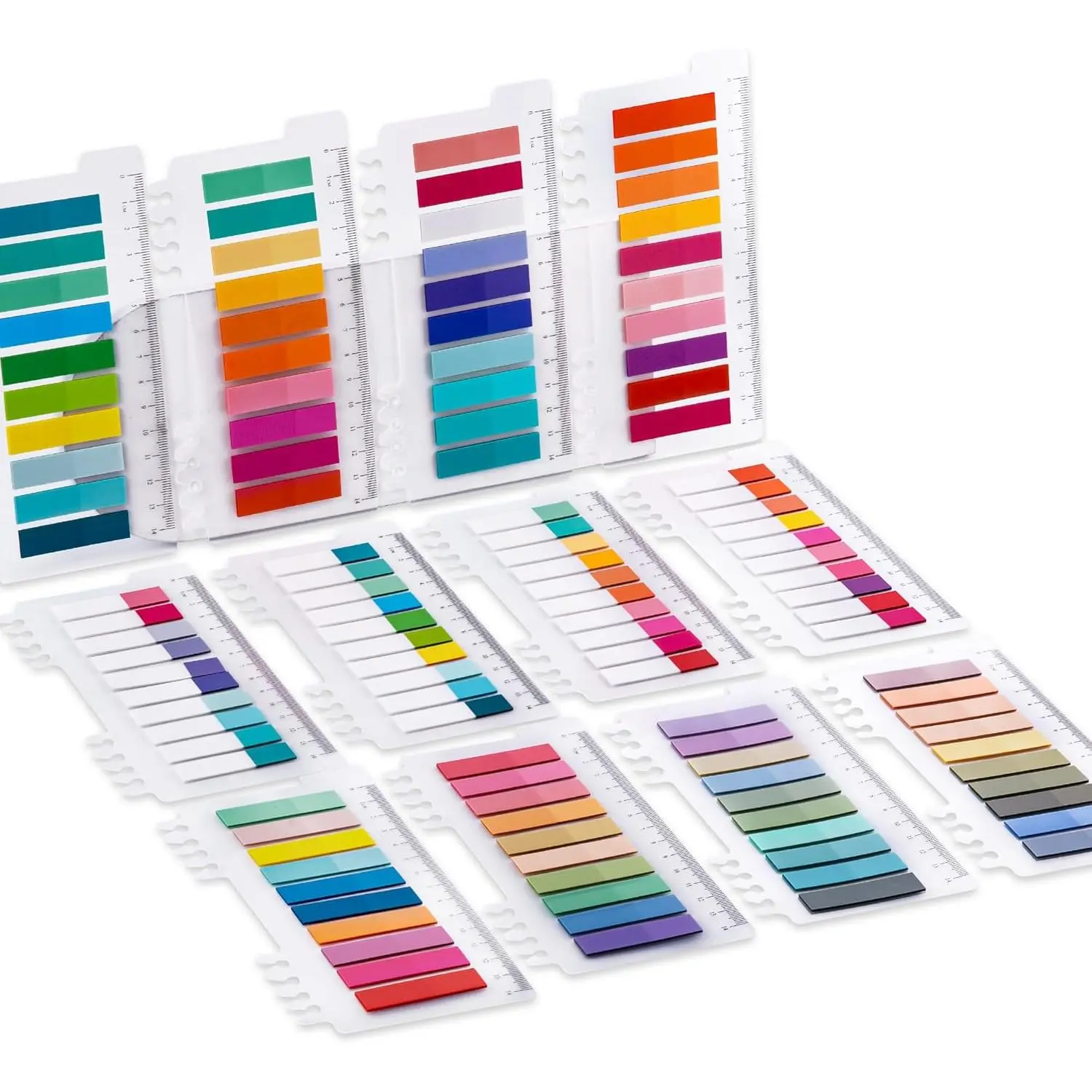 2400 count Sticky Tabs Books Tabs for Annotating Books, Sticky Note Tabs, Morandi Page Markers Colored Writable and Repositionable Index Tabs, Sticky Tabs for Books, Annotating Tab