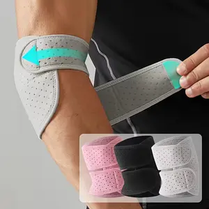 Adjustable Compression Elbow Brace Support, Breathable Fabric Design for Tennis & Yoga, Durable Lightweight Protection