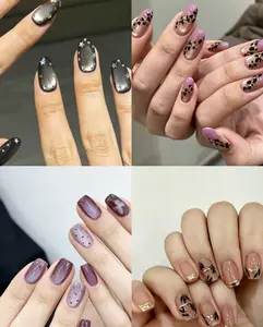 Ava(5473)gc.10~110sets Handmade Pressonnails,Choose size and length,Surprise Styles