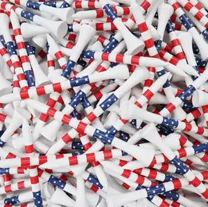 Golf Tees Wood 3 1/4 2 3/4 Inch Wooden Bamboo 100 Count Durable Biodegradable