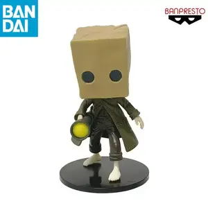 Bandai Namco Banpresto In Stock Little Nightmares Six and Mono About 17Cm Halloween Party Pvc Figure Model Toy Ornament Gift ﻿