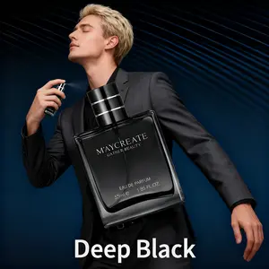 Elearance | Men's Fragrance | Eau De Toilette 55ml Azure Sea Salt Freshness & Knight Woodsy Deep Scent Long Lasting Marine Classic Fragrance with Lemon & Cedarwood Notes