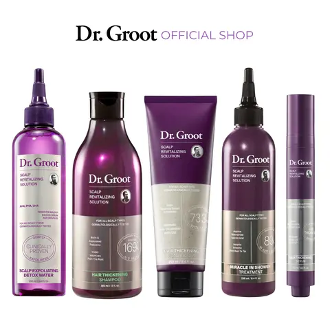 Dr. Groot Total Scalp Color Safe for Permanent Hair Color Detox & Wellness Bundle