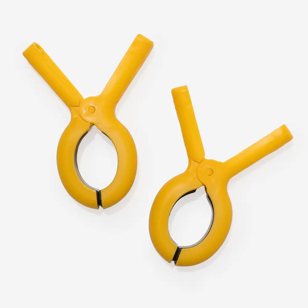 Beach Chair Towel Clips | Yellow