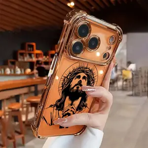 "Crown of Thorns" - Four-Corner Shockproof, Non-Slip TPU Full-Coverage Phone Case with Electroplated Lens Protection. Compatible with iPhone 17, 16, 15, 14, 13, 12, 11, XS, X, and other series models. Makes an excellent gift for friends or family.