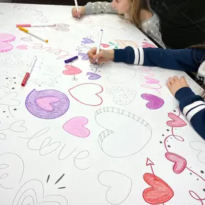 Love Table Size Coloring Sheet