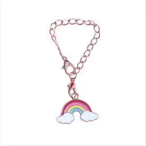CharCharms Handle Charms Rainbow: Multicolored Zinc Alloy Cup Charm for Teen Drinkware Accessories