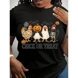 Halloween Chick Or Treat Shirt, Halloween Chicken Sweater, Halloween Funny Chicken Sweater, Ghost Chicken Hoodie, Chicken Lovers Hoodie